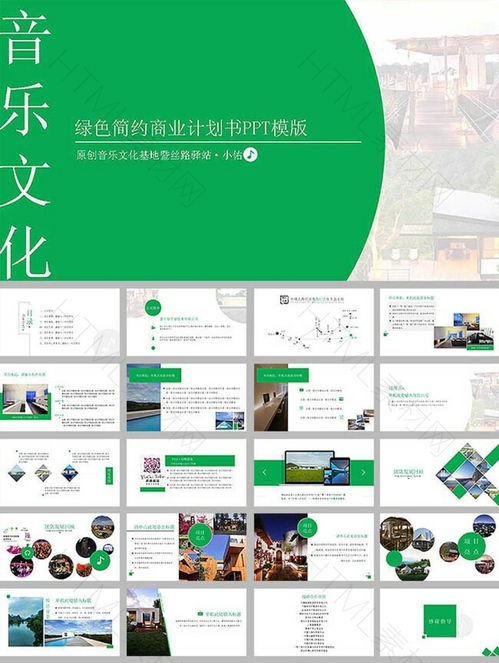 简约绿色旅游项目商业计划书